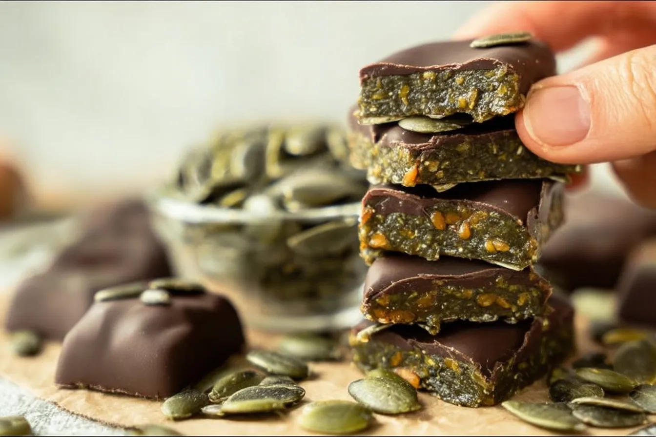 PUMPKIN SEED CHOCOLATE CANDY RECIPE