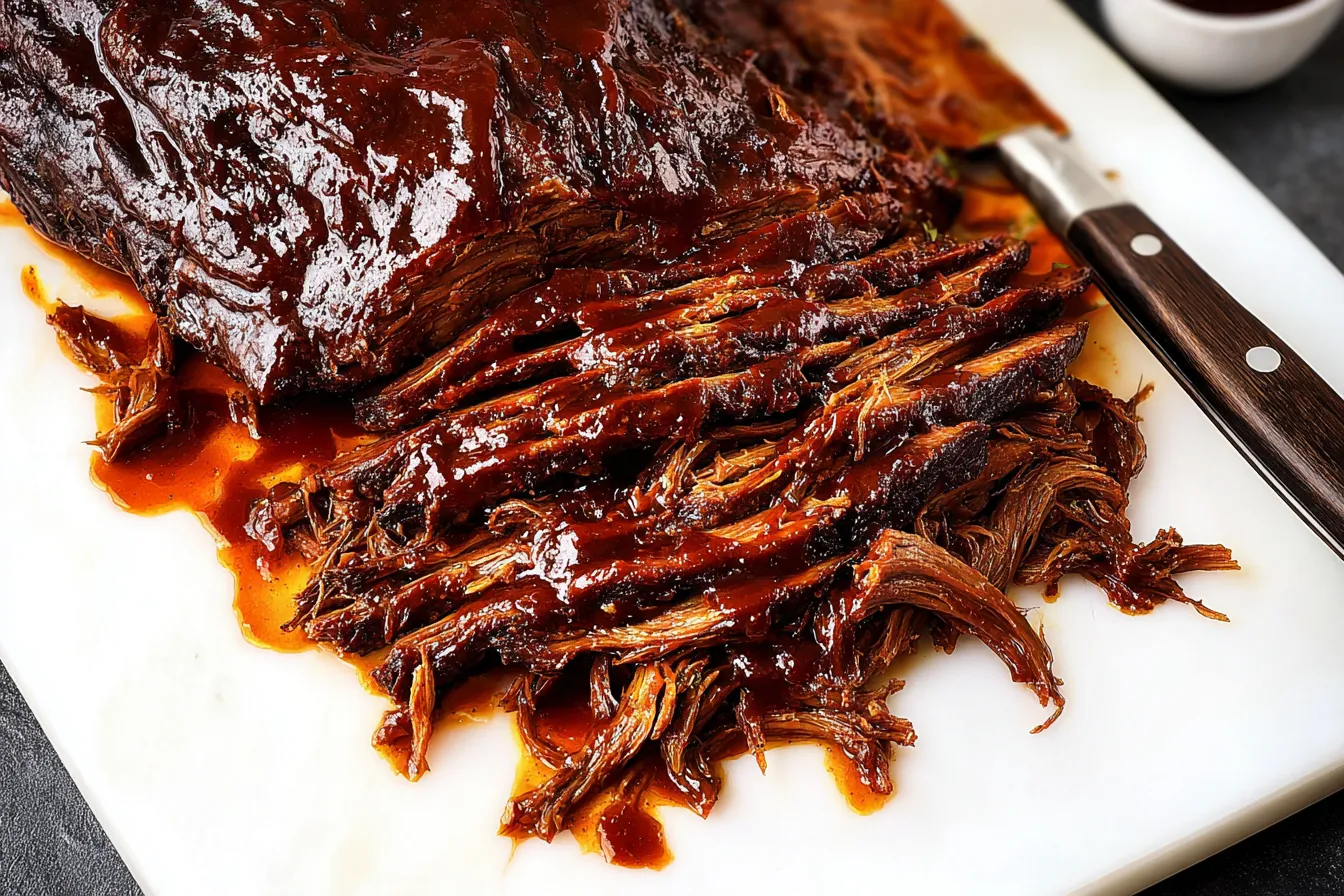 SLOW COOKER BBQ BEEF BRISKET