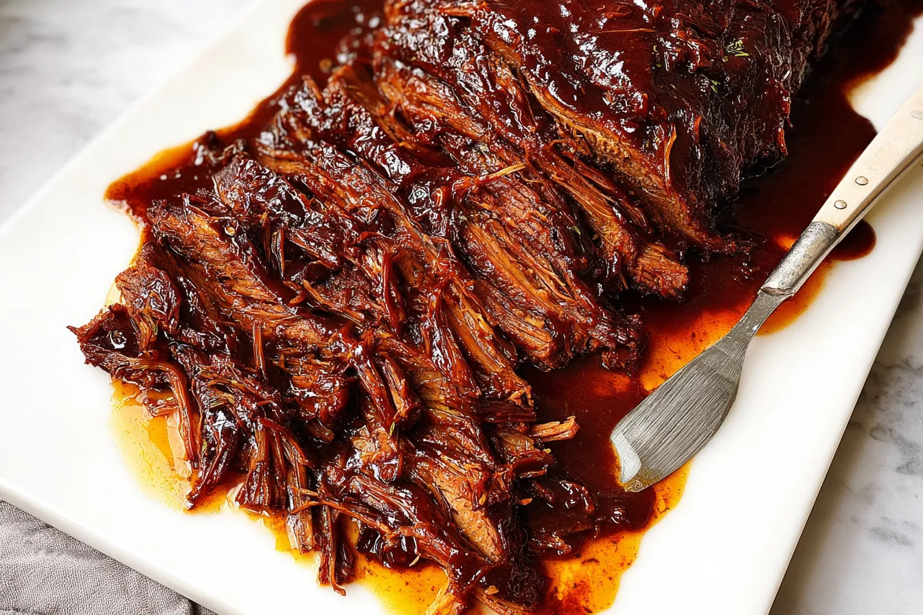 SLOW COOKER BBQ BEEF BRISKET