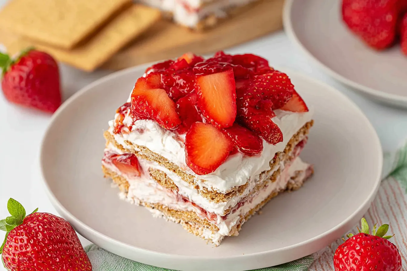 Strawberry Icebox Cake