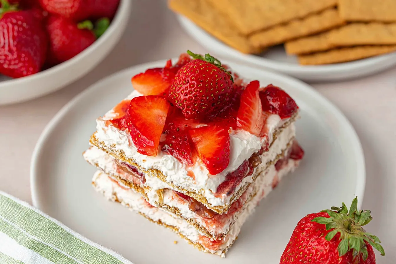 Strawberry Icebox Cake
