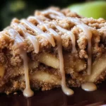 Apple Crumb Cake with Cinnamon Apple Drizzle