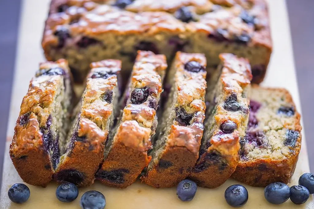 BLUEBERRY BANANA ZUCCHINI BREAD