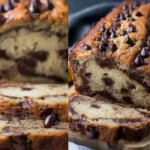CHOCOLATE CHIP CINNAMON SWIRL BANANA BREAD