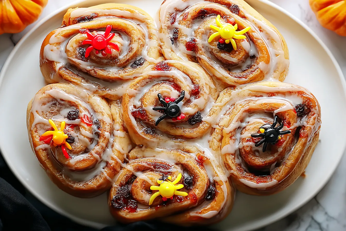 CREEPY CRAWLY CINNAMON ROLLS