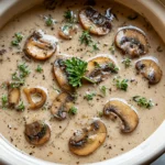 CROCKPOT MUSHROOM SOUP