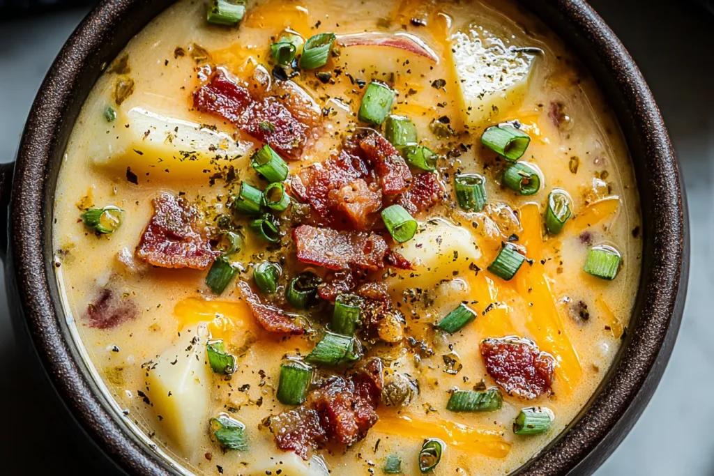 CROCKPOT POTATO SOUP