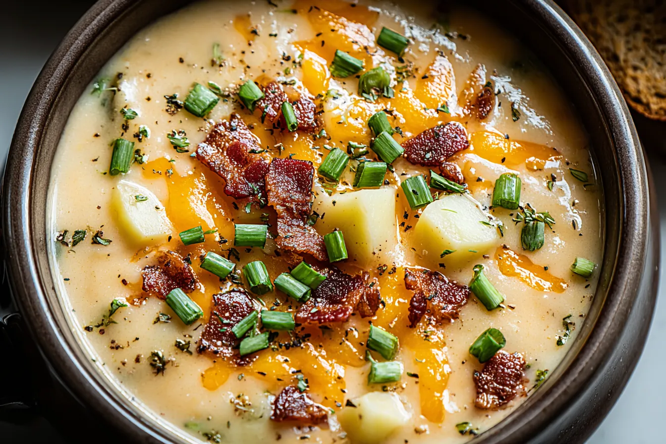 CROCKPOT POTATO SOUP