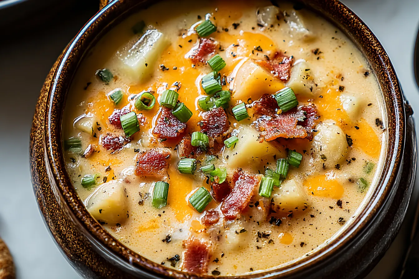 CROCKPOT POTATO SOUP