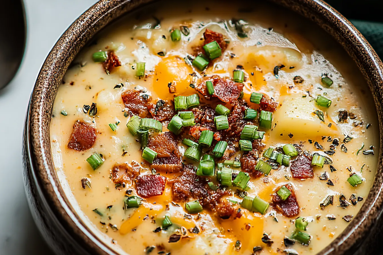 CROCKPOT POTATO SOUP