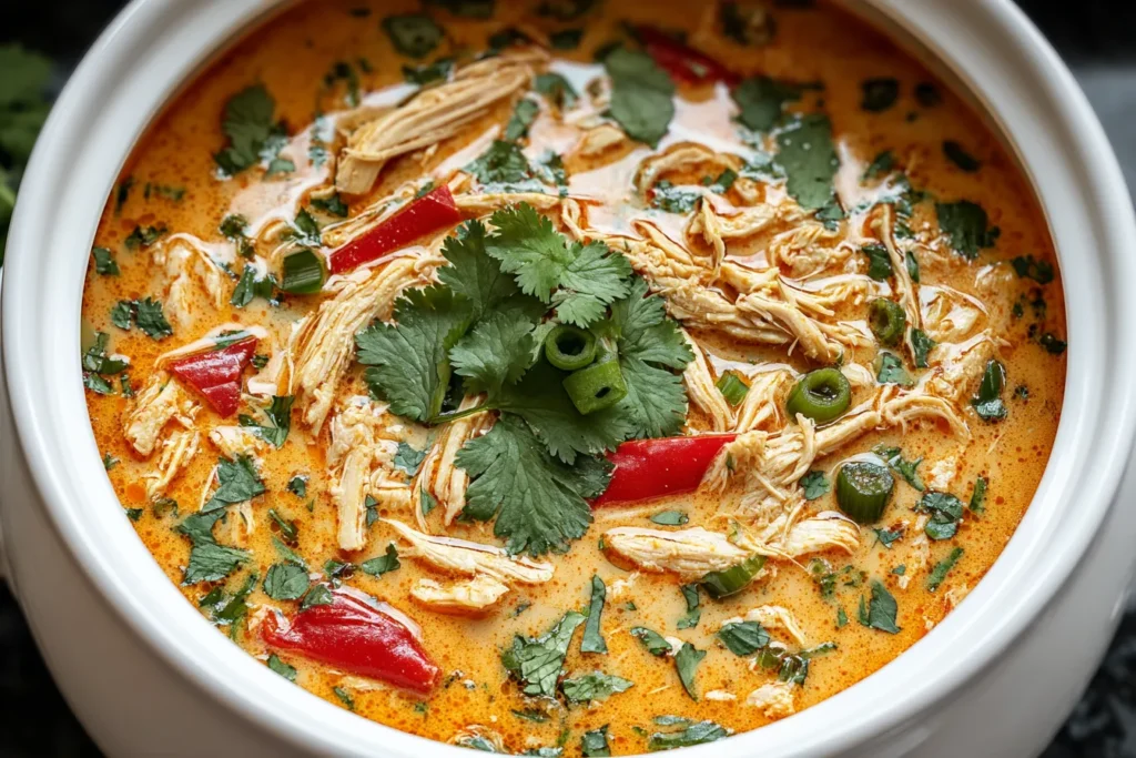 CROCKPOT THAI COCONUT CHICKEN SOUP