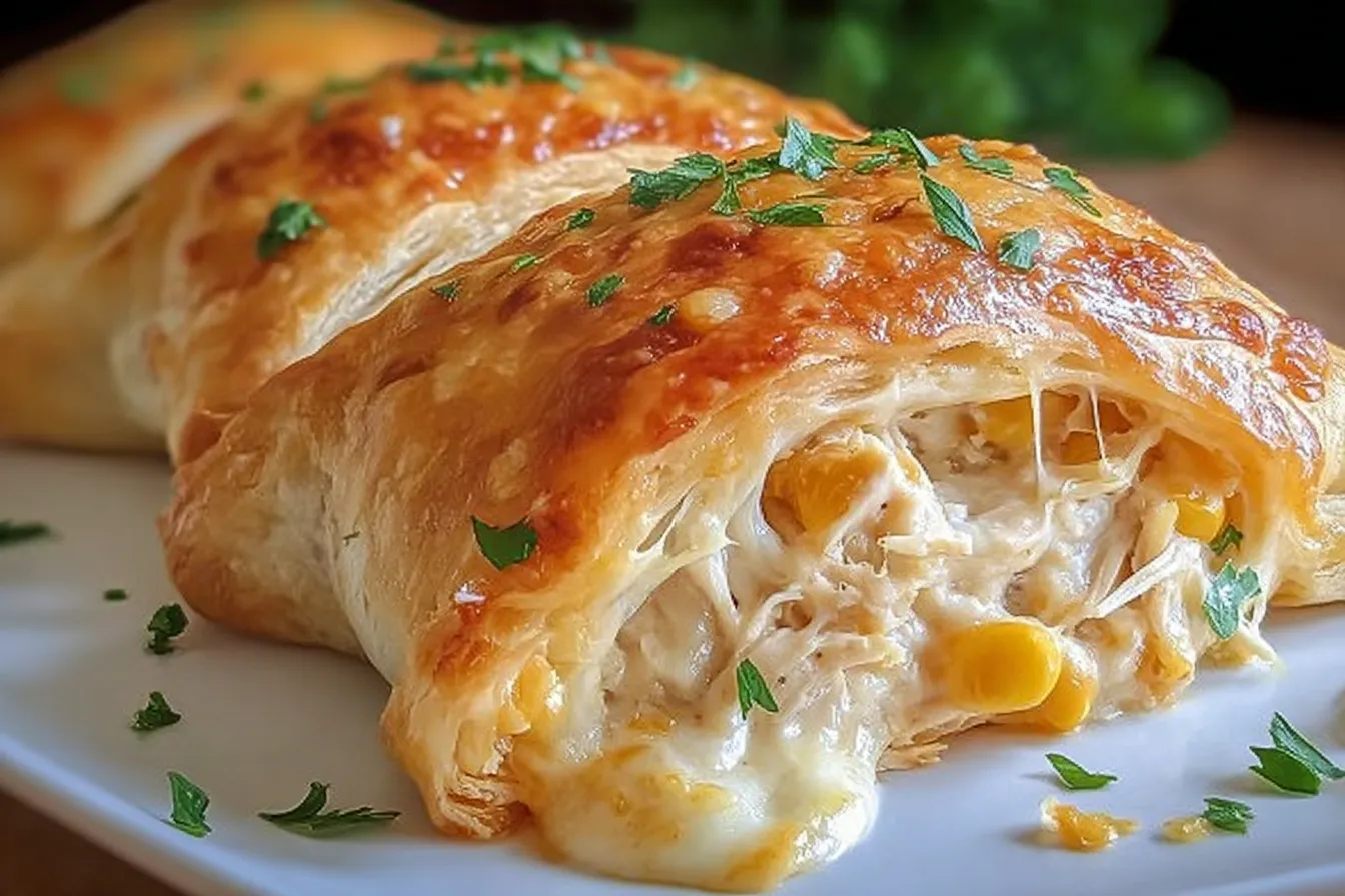 Cheesy Chicken Crescent Rolls