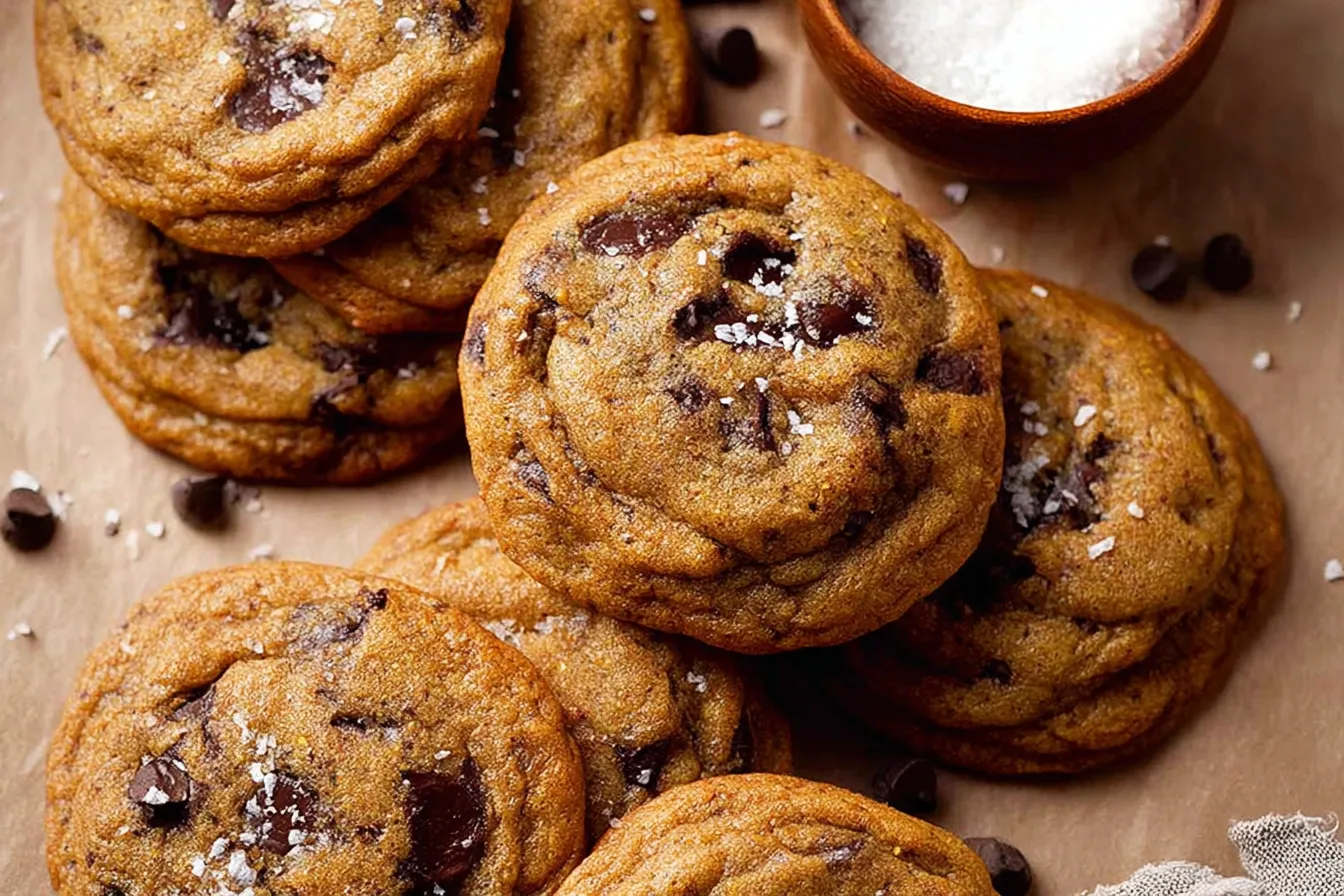 Chewy Pumpkin Chocolate Chip Cookies
