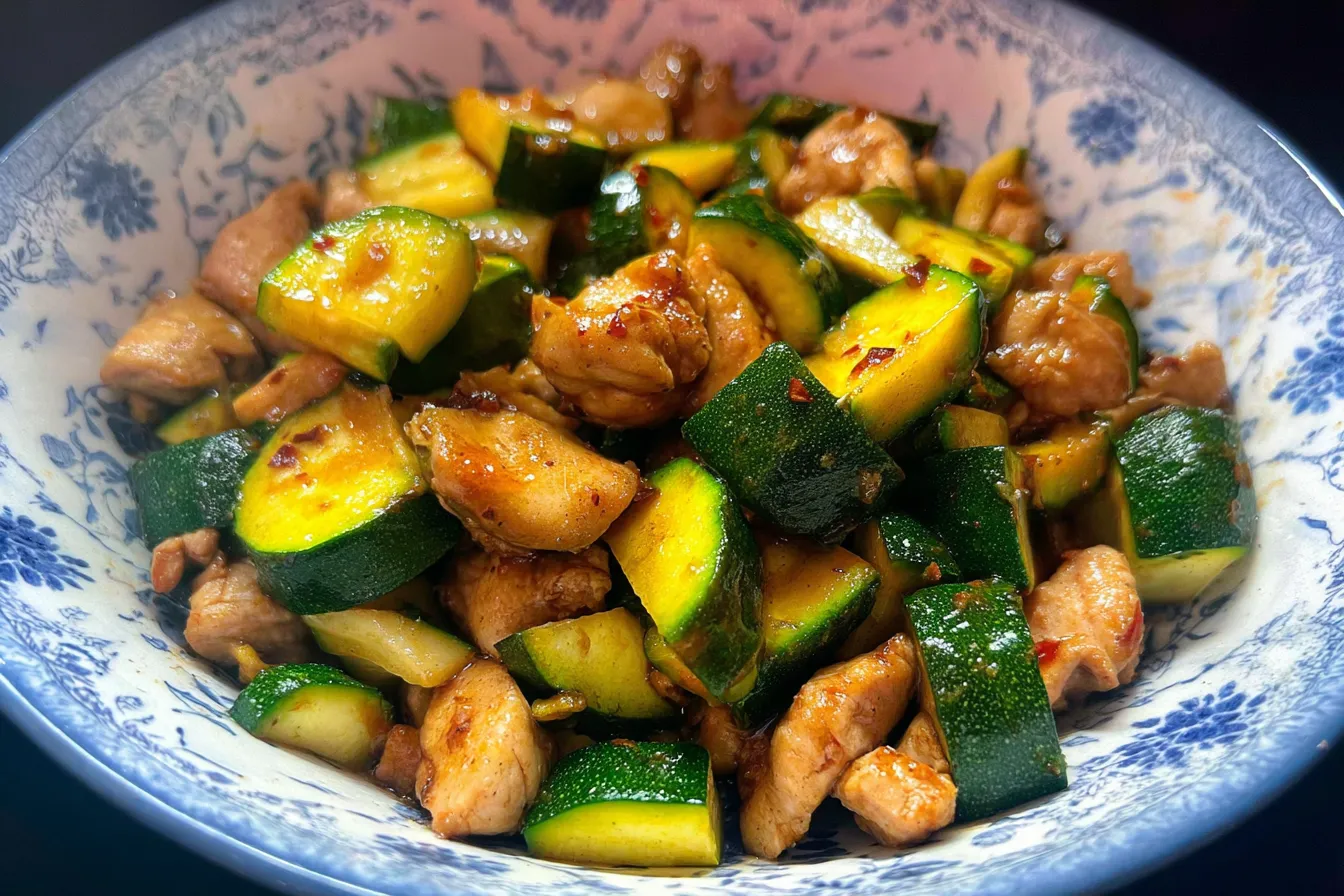 Chicken Zucchini Stir Fry