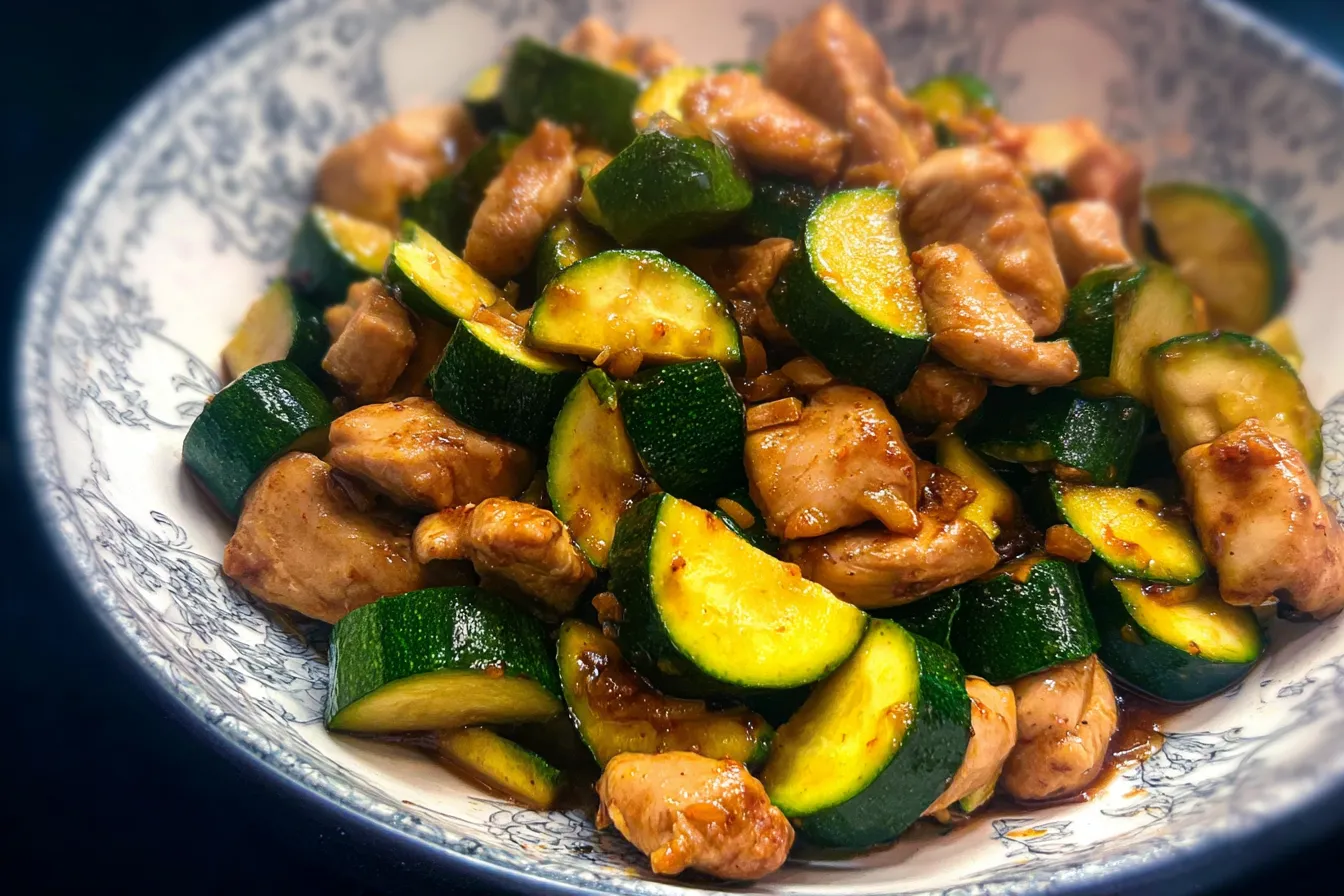 Chicken Zucchini Stir Fry
