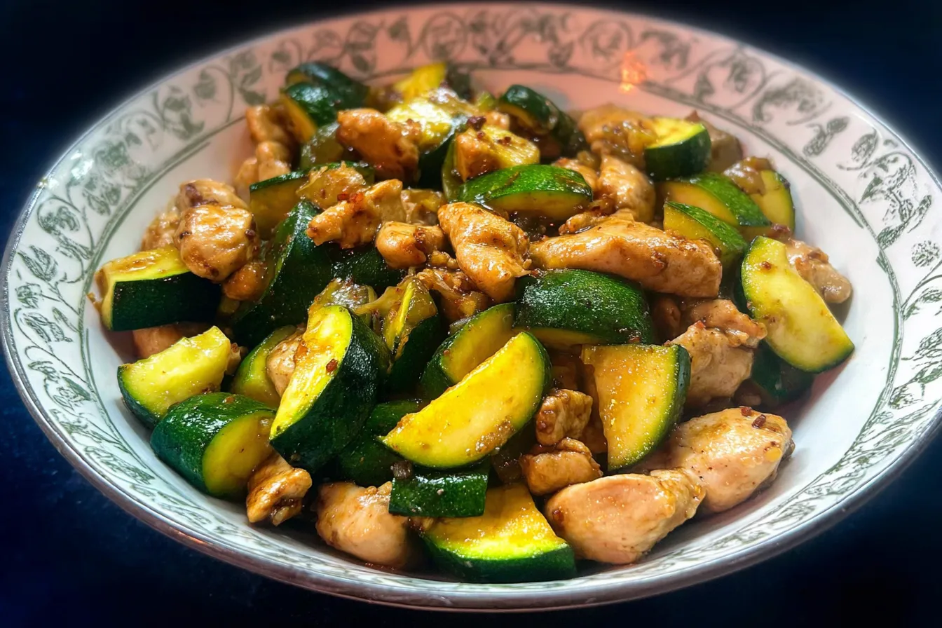 Chicken Zucchini Stir Fry