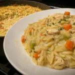 Creamy Chicken Pot Pie Orzo