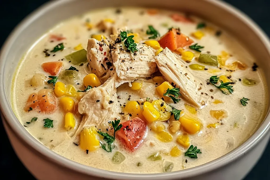 Crockpot Chicken Corn Chowder