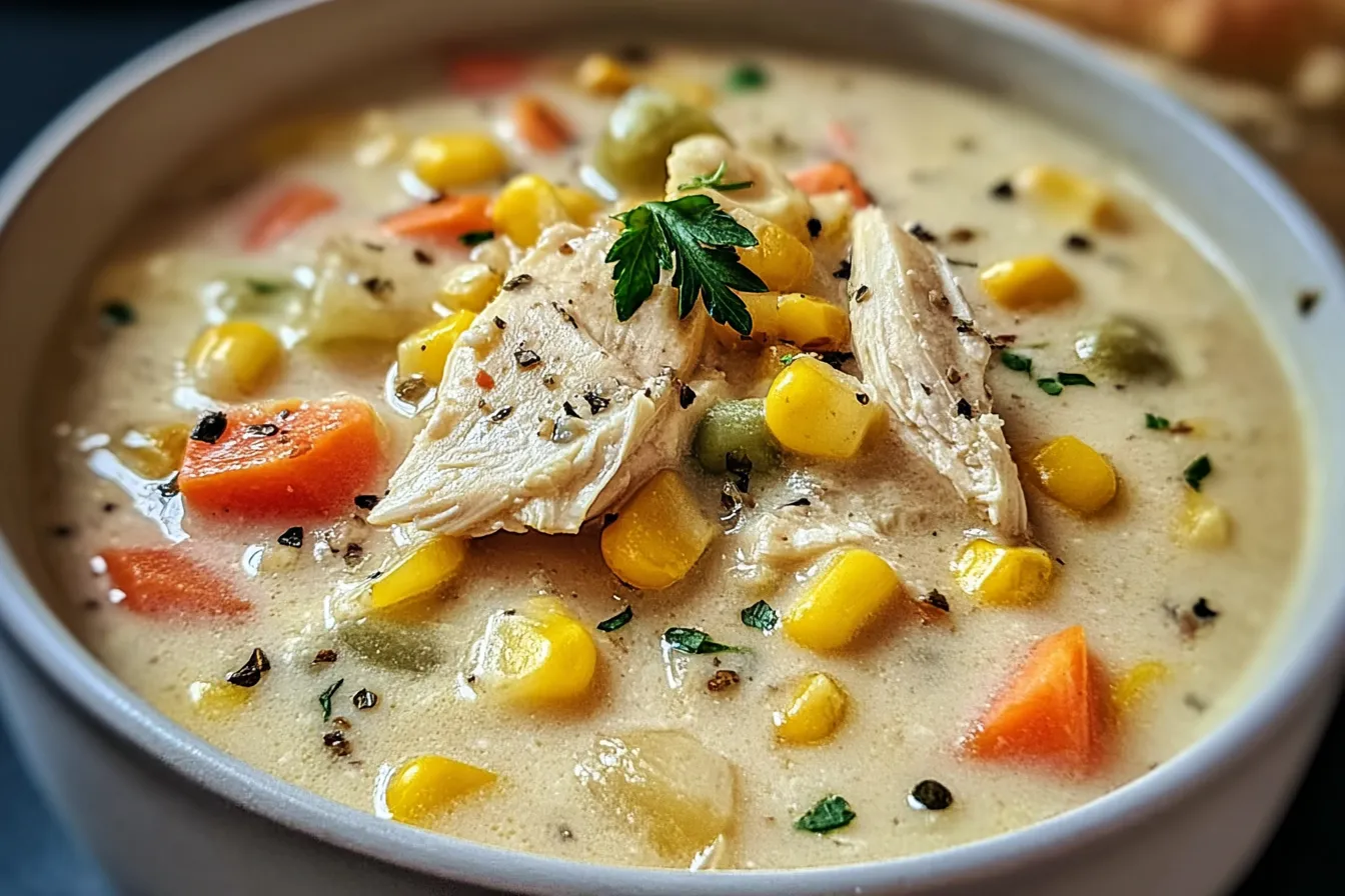 Crockpot Chicken Corn Chowder