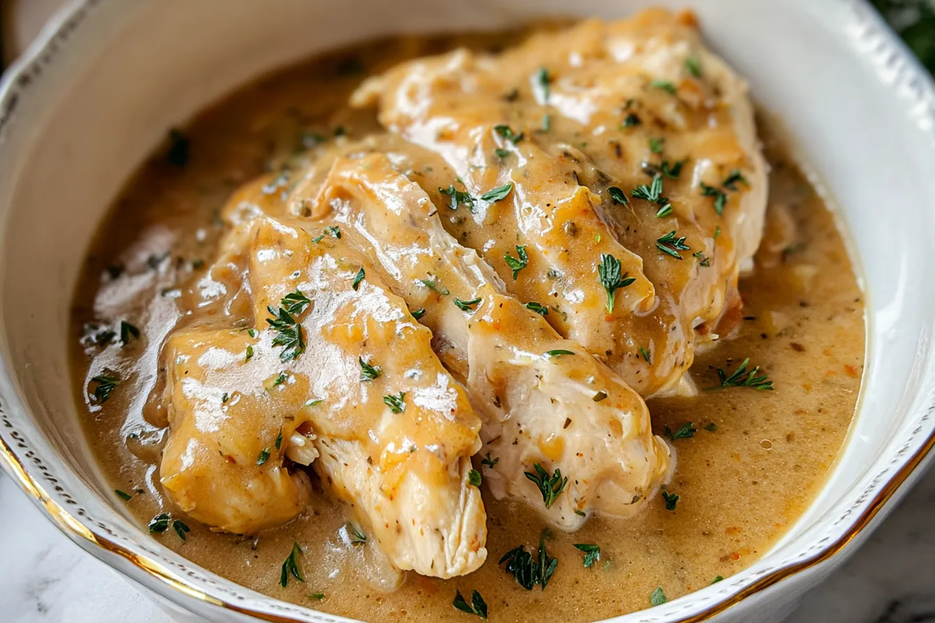 Crockpot Chicken and Gravy