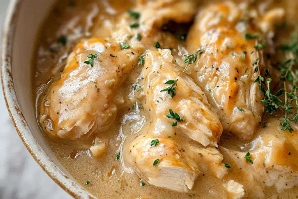 Crockpot Chicken and Gravy