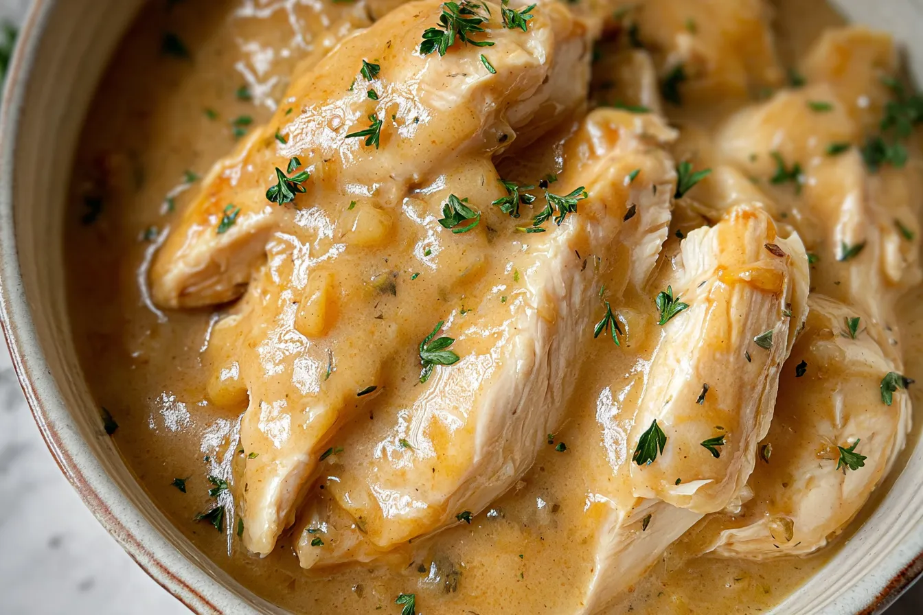 Crockpot Chicken and Gravy