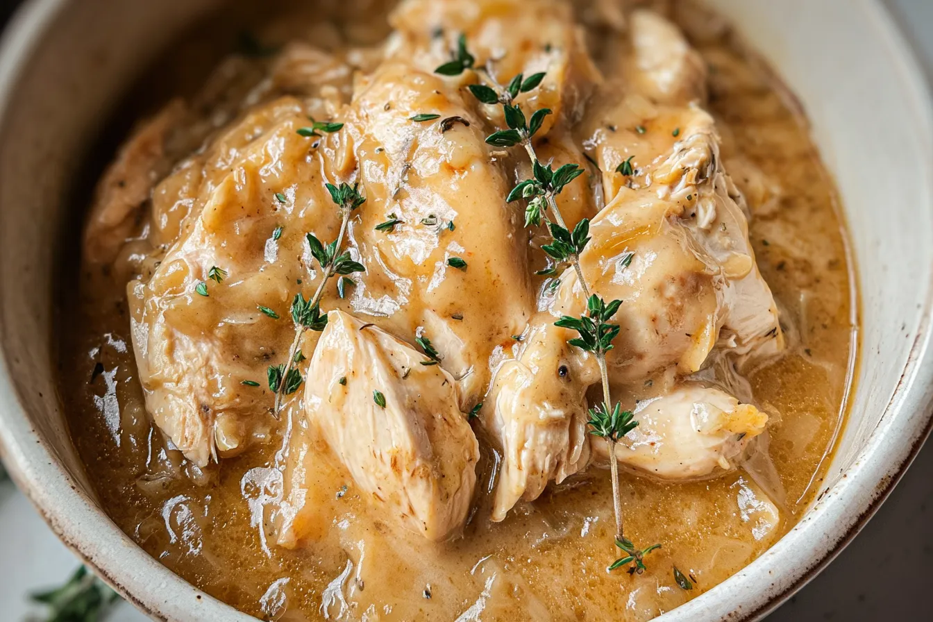 Crockpot Chicken and Gravy