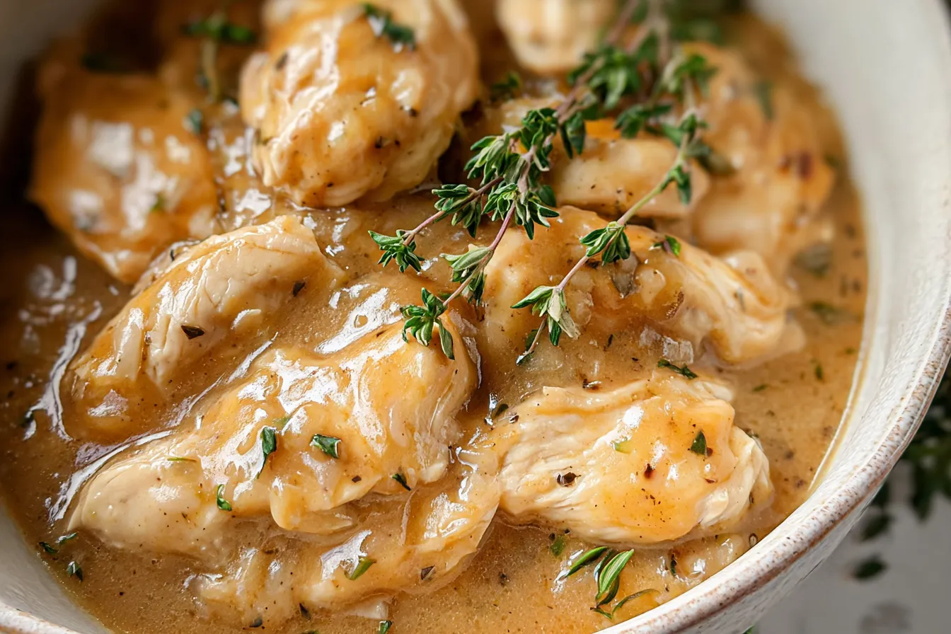 Crockpot Chicken and Gravy