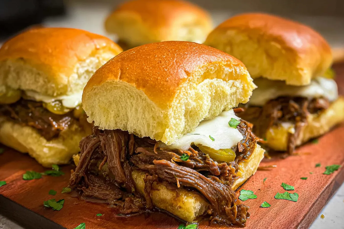 Crockpot Pot Roast Sliders