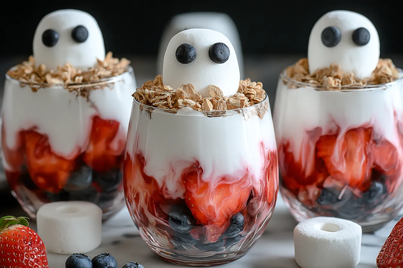 GHOSTLY YOGURT PARFAITS