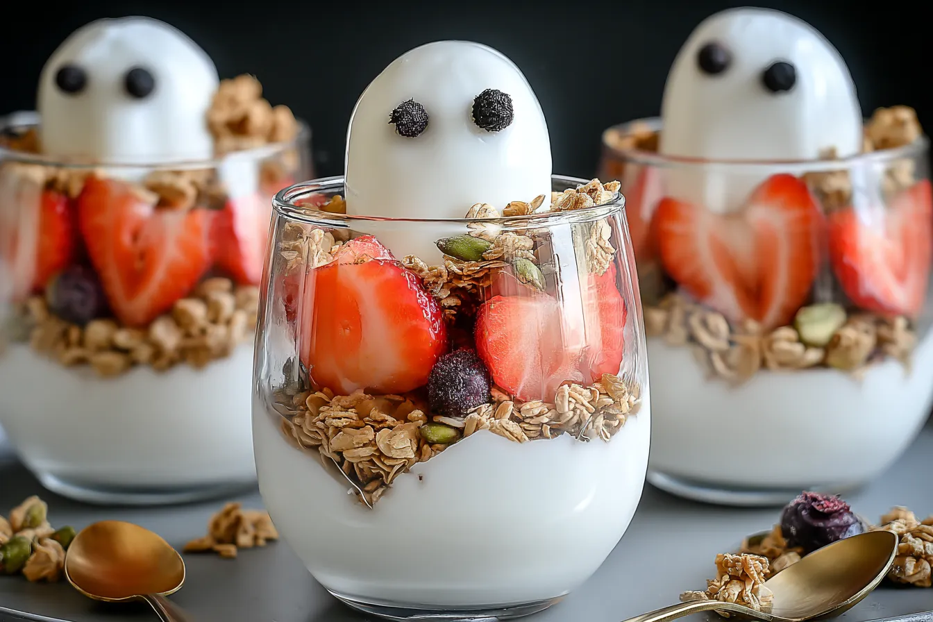 GHOSTLY YOGURT PARFAITS