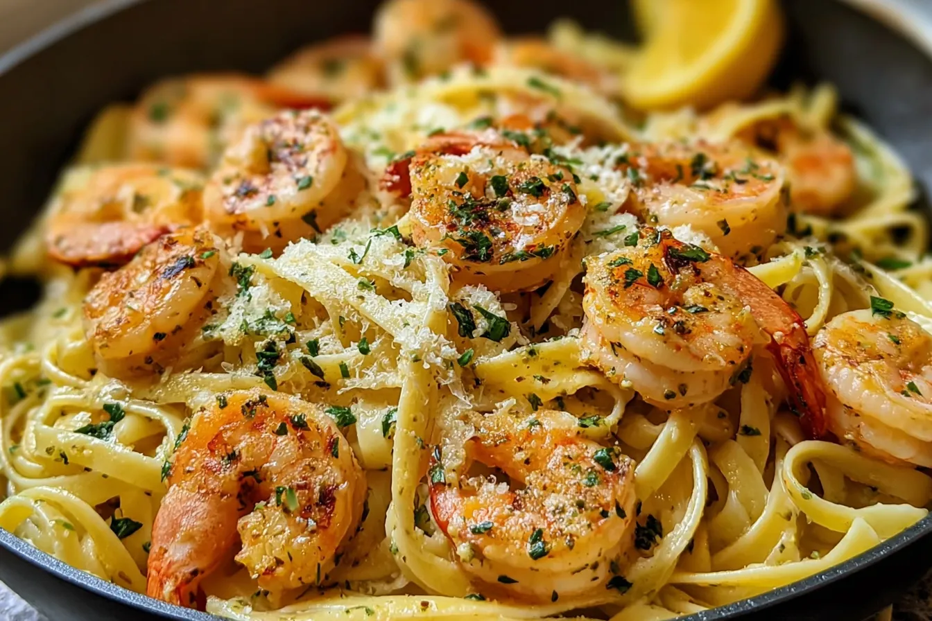 Garlic Butter Shrimp Pasta
