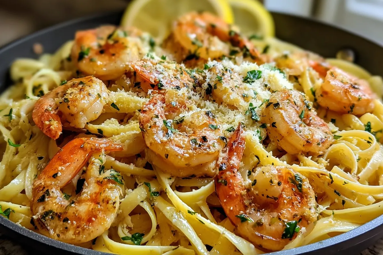 Garlic Butter Shrimp Pasta