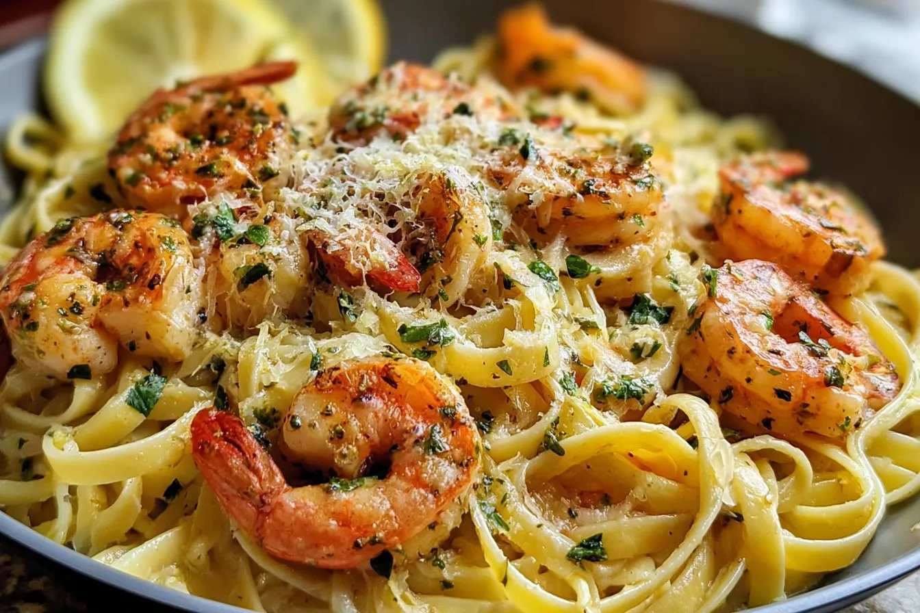 Garlic Butter Shrimp Pasta