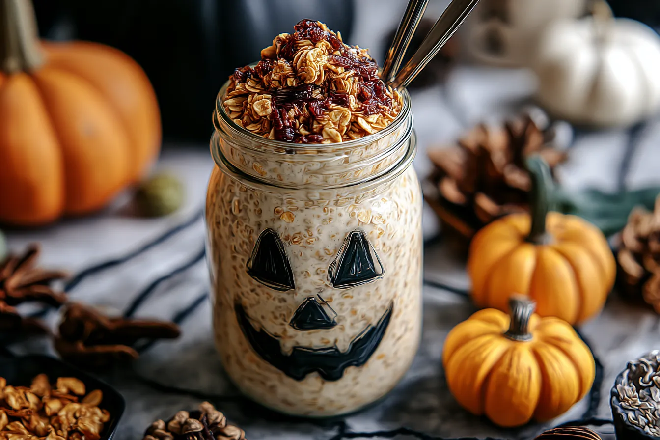 HALLOWEEN OVERNIGHT OATS