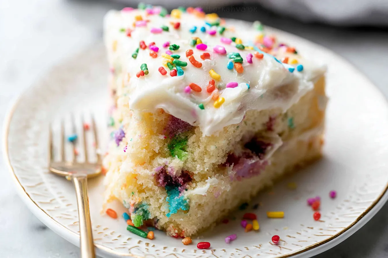 Homemade Sprinkle Cake