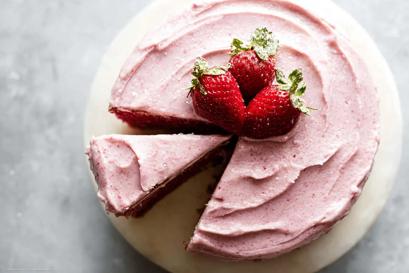 Homemade Strawberry Cake