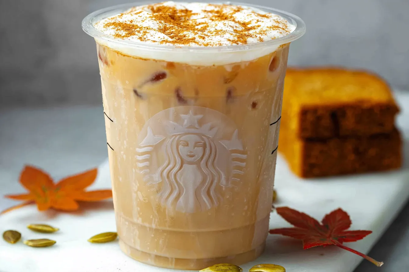 Iced Pumpkin Cream Chai Tea Latte