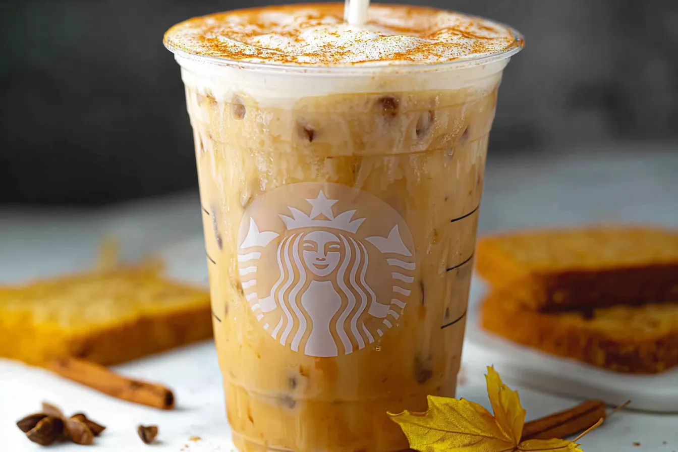 Iced Pumpkin Cream Chai Tea Latte