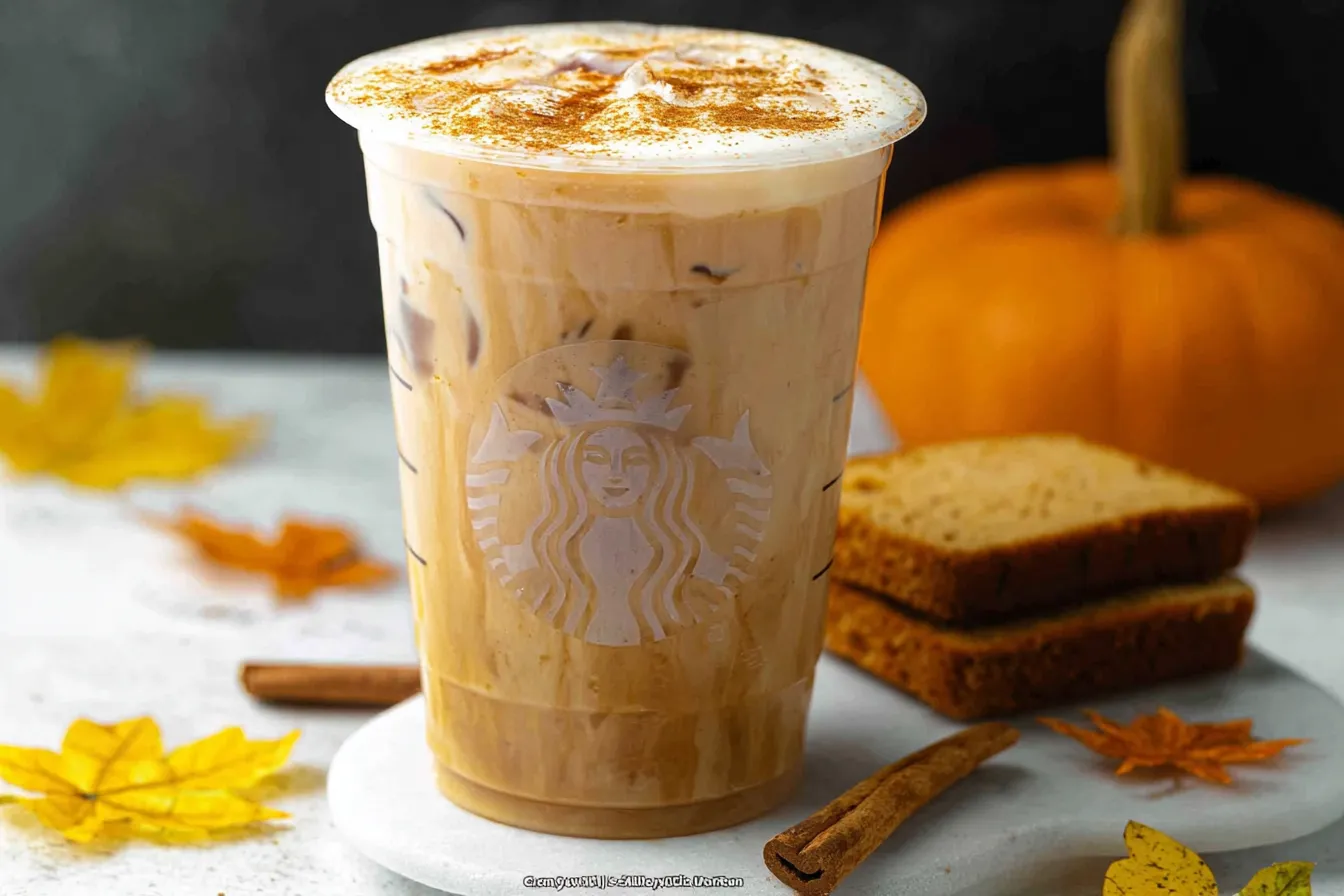 Iced Pumpkin Cream Chai Tea Latte