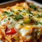 Keto chicken enchiladas casserole