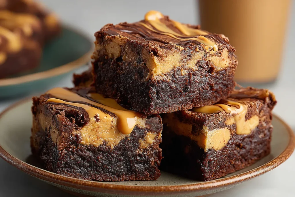 PEANUT BUTTER BANANA BROWNIES