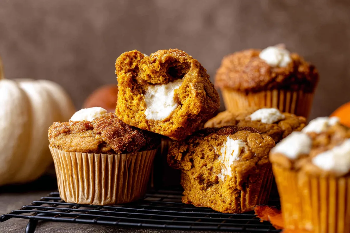 Pumpkin Cream Cheese Muffins