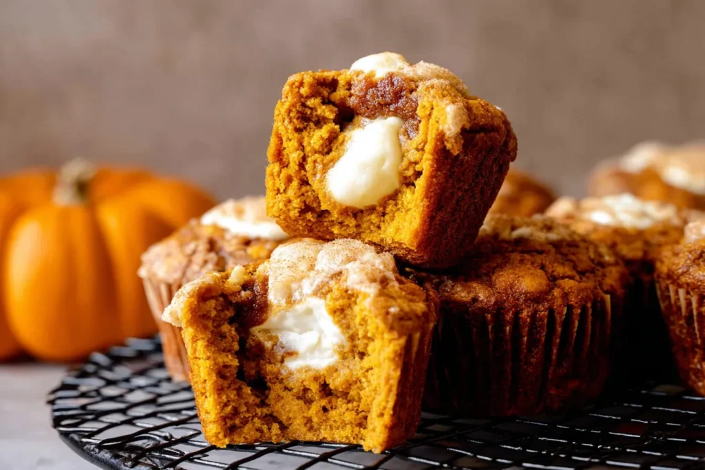 Pumpkin Cream Cheese Muffins