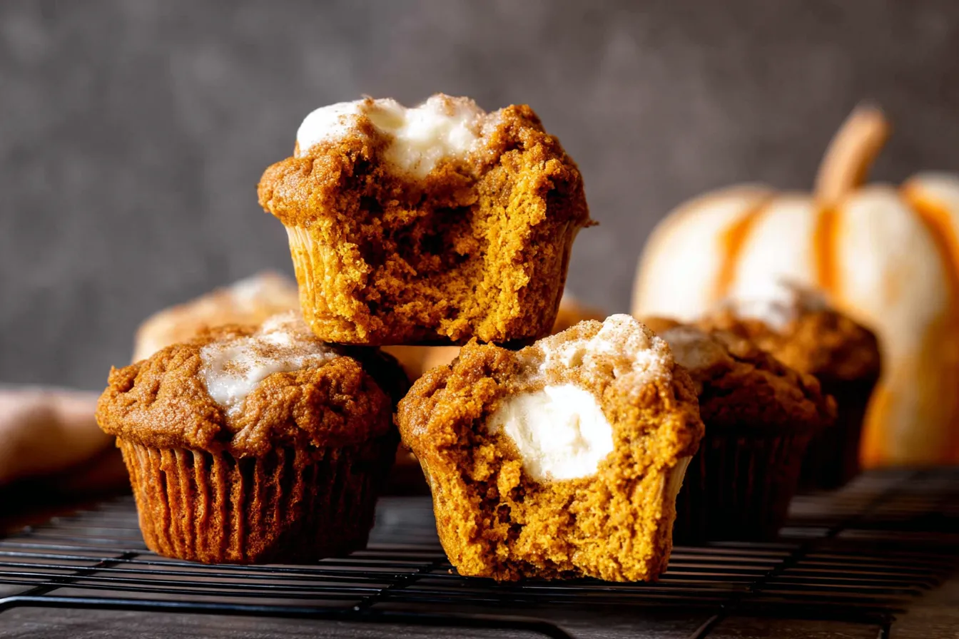 Pumpkin Cream Cheese Muffins