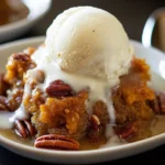 Pumpkin Pecan Cobbler