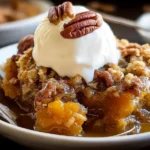 Pumpkin Pecan Cobbler