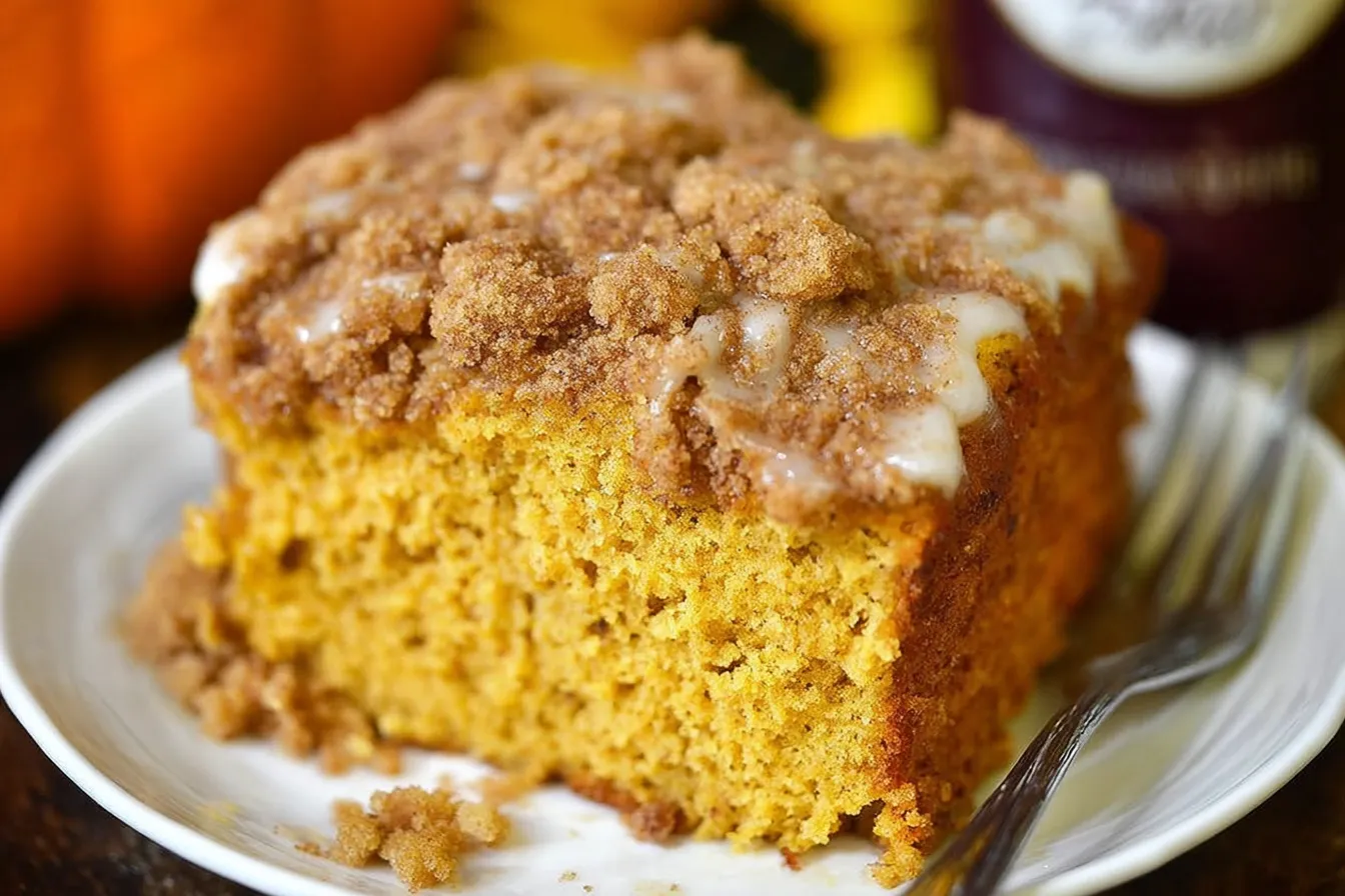 Pumpkin Sour Cream Coffee Cake