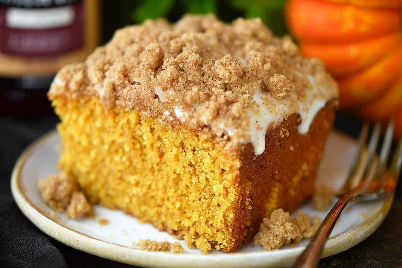 Pumpkin Sour Cream Coffee Cake