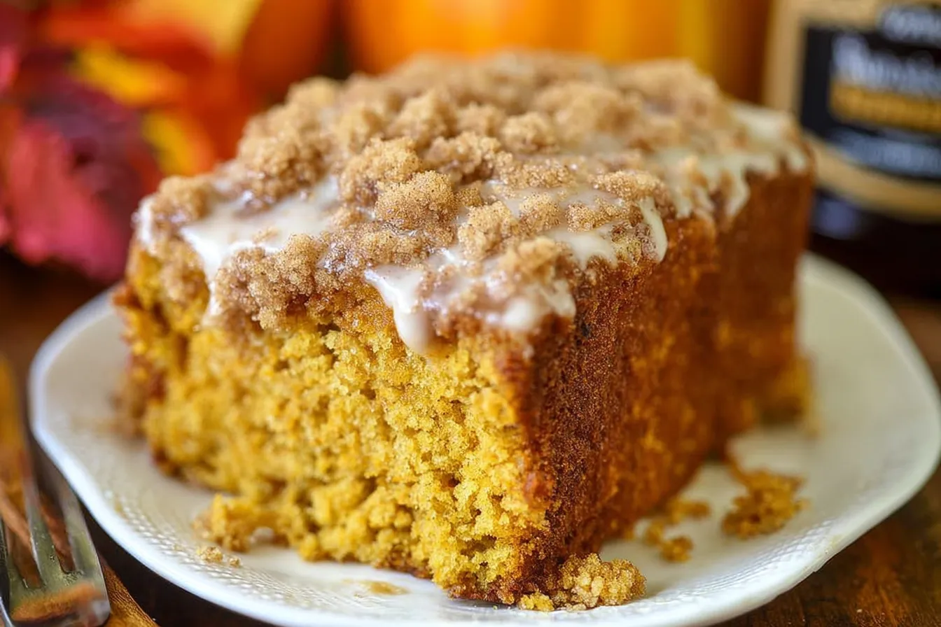 Pumpkin Sour Cream Coffee Cake